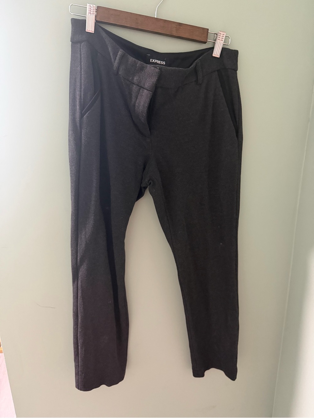 Express Columnist Mid-rise in Dark Gray
